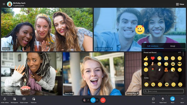 New Features and a brighter colors redesign for all browsers from Skype